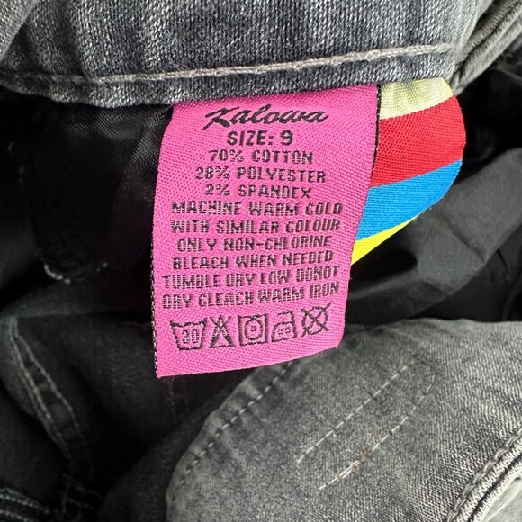 Kalowa Skinny Women's size 9 Gray Denim jeans - Picture 4 of 5